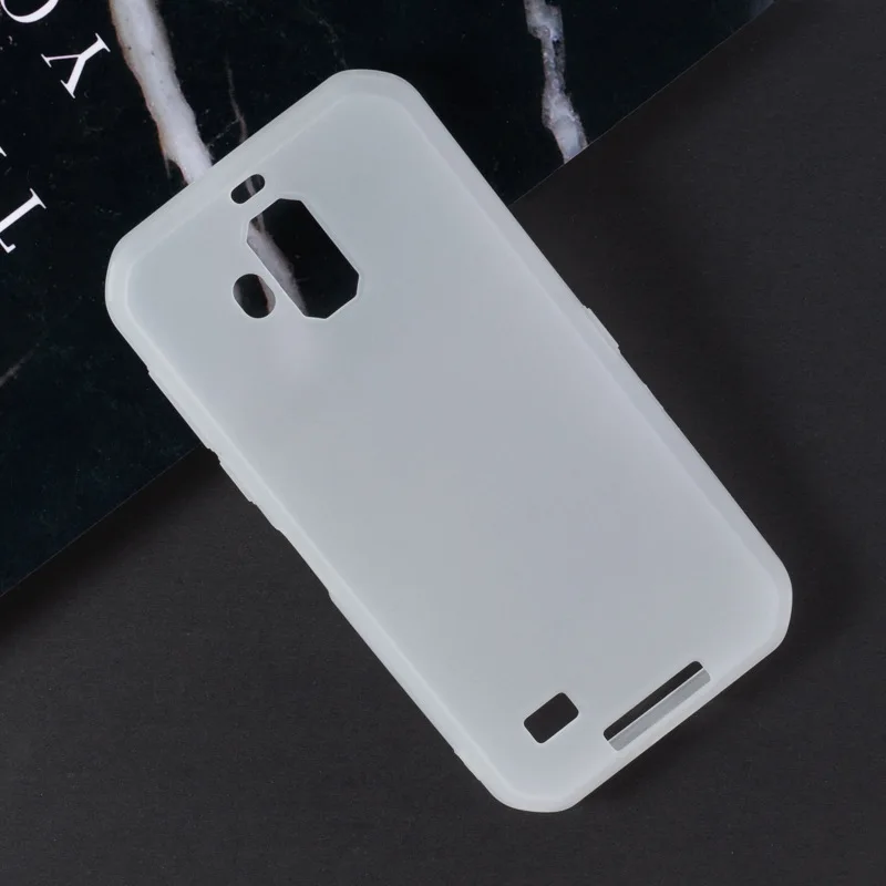 Blackview BV 9600 Pro крышка, силиконовый чехол из ТПУ Матовый Пудинг Черная защитная оболочка для телефона Blackview BV 9600 Pro Capa Coque 6,21" - Цвет: White