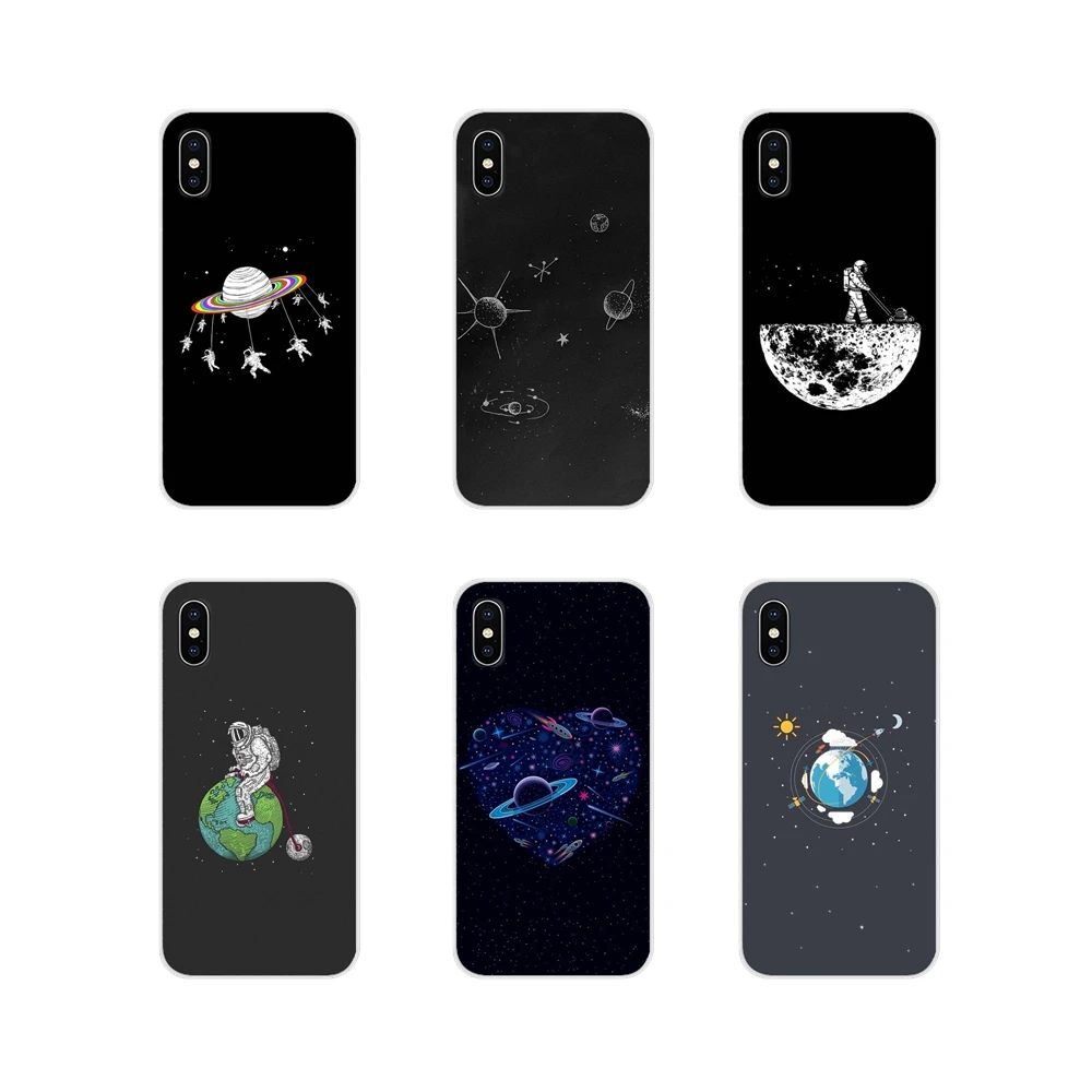 Чехол из ТПУ для Huawei G7 G8 P7 P8 P9 P10 P20 P30 Lite Mini Pro P Smart Plus 2017 2018 2019 астронавты веселый Go