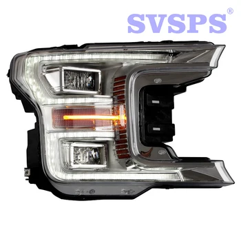 

High Quality Car Styling Left Right LED Headlight DRL H7 Xenon Lamp Plug And Play Design For Ford F150 2015-2017