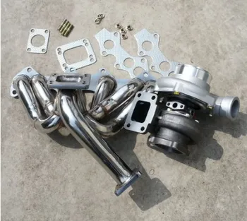 

GT3582 Turbo Com AR0.70 Turbine AR 0.82 550+ hp +Exhaust Manifold For Toyota Supra 1JZ JZX100 VVTI 550+ HP