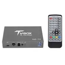 DVB-T2 автомобильный мобильный цифровой ТВ приемник тюнер коробка монитор видео система ТВ приемник коробка для автомобиля DVD видео система