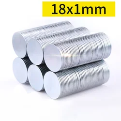 5/10/20/50/100pcs Round Neodymium Magnets Magnet Disc 18mm x 1mm Rare Earth Magnet Strong Craft Magnets N35
