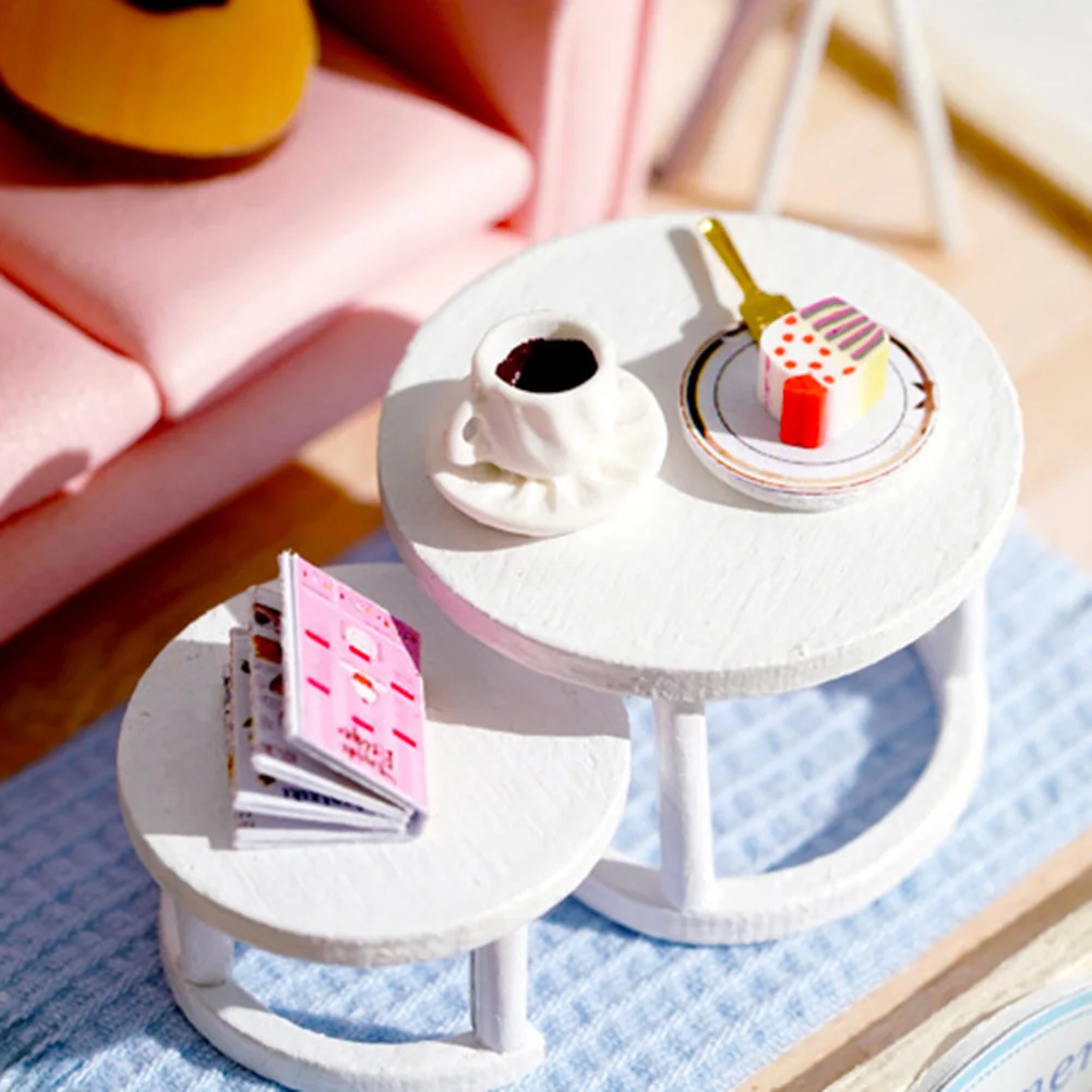 DIY Миниатюрный Кукольный дом светодиодный 3D спальня гостиная Модель Детская игрушка с крышкой головоломка игрушка DIY Кукольный дом мебель для детей