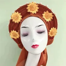 Африканский уже сделать Sego головной убор дамы вечерние или свадебные Авто геле 1 шт./пакет