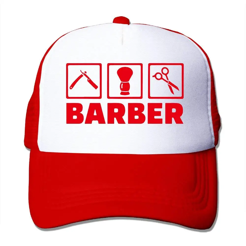Парикмахерский инструмент Дальнобойщик шляпа бейсболка с сеточкой и регулируемым ремешком Snapback ремень