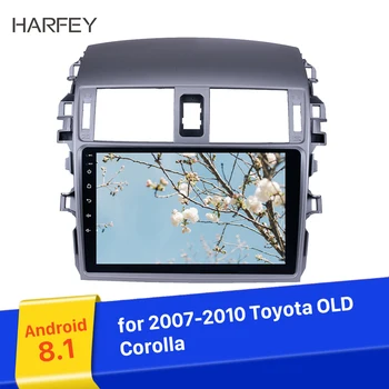 

Harfey GPS Car Stereo 9 inch Head Unit Multimedia Player For 2007 2008-2010 Toyota OLD Corolla Support Backup Camera DVR OBD2