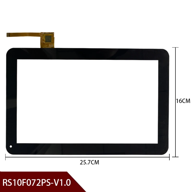

10.1''Inch RS10F072PS-V1.0 Glass MID Sensor tablet capacitive RS10F072PS_V1.0 touch screen glass digitizer panel Free shipping