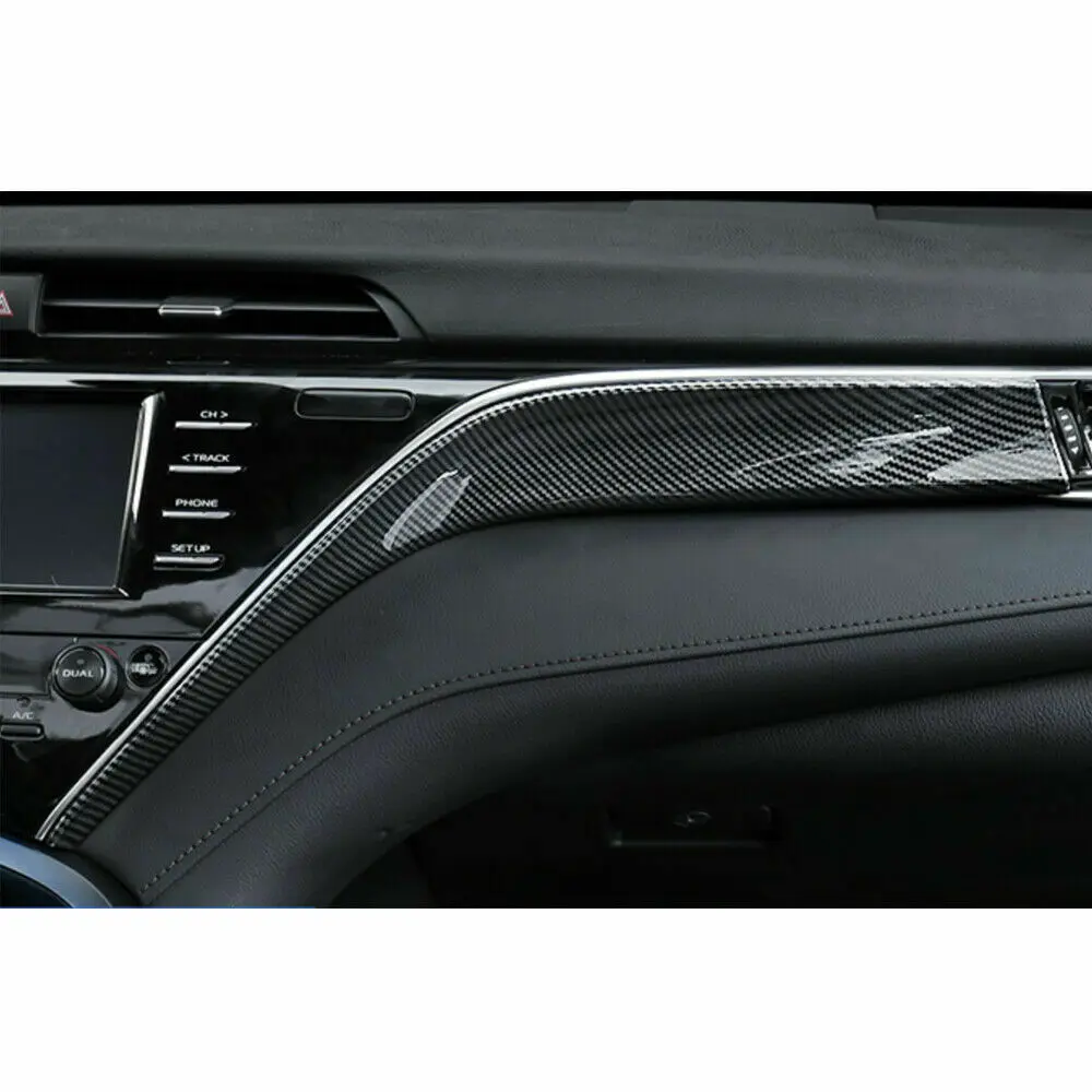 Для Toyota Camry- углеродное волокно стиль интерьера приборной панели декоративная отделка