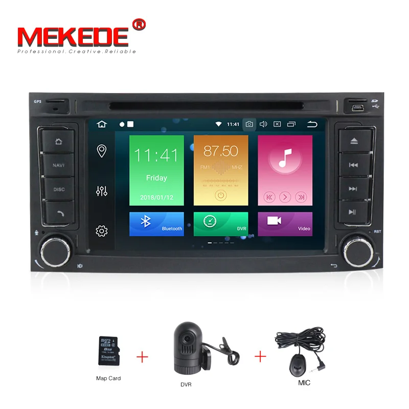 PX5 4+ 32G HD Android 9,0 2 din 7 дюймов Автомобильный DVD VW Touareg Multivan(2002-2010) gps BT Радио RDS USB руль Canbus - Цвет: CAR DVD DVR