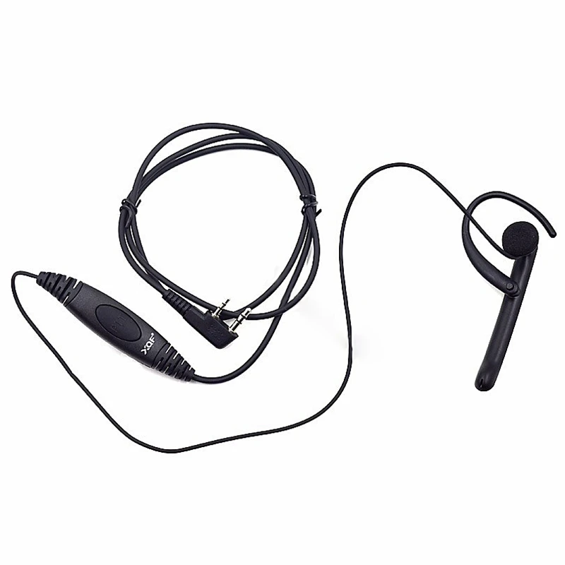 2 Pin иди и болтай Walkie Talkie “иди и ухо клип Динамик гарнитуры микрофон для Baofeng Портативный радио UV-5R BF-888S GT-3 UV-B5 наушники трансивер BF-F8