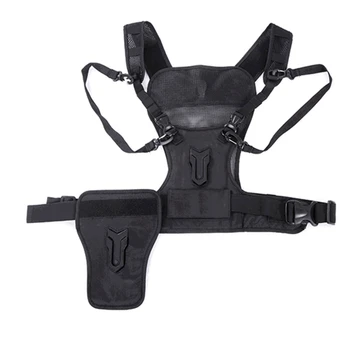 

Multi Camera Carrier Photographer Vest with Dual Side Case Strap for Canon Nikon Sony DSLR Camera