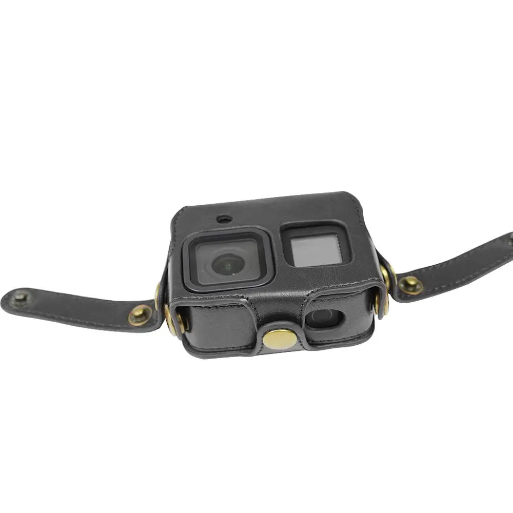 PU защитный чехол для камеры с плечевым ремнем для Gopro Hero 8
