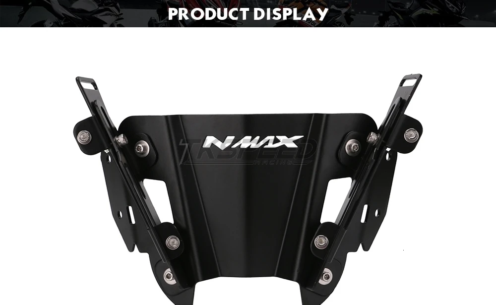 CNC мотоцикл NMAX заднего вида кронштейн для Yamaha NMAX155 125 150 заднего вида зеркала адаптер фиксированный стент держатель
