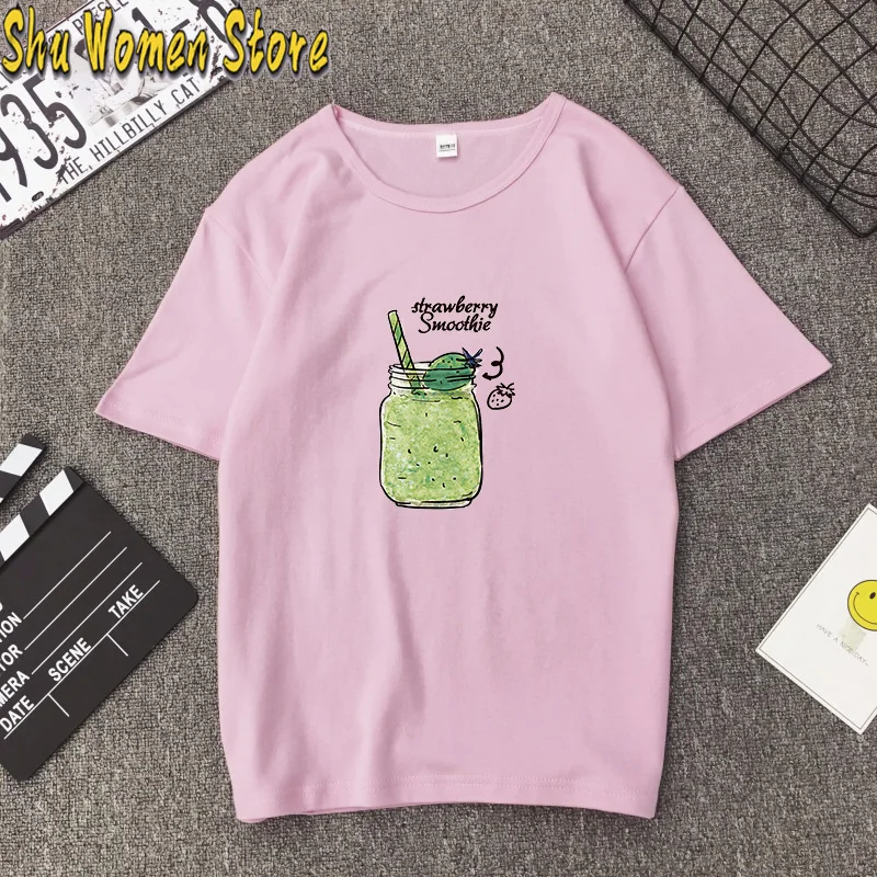 2020 Women's summer fashion Women's original hostel Women's drink printed T-shirt aesthetic harajuku tshirt Unisex Funny Tops Te