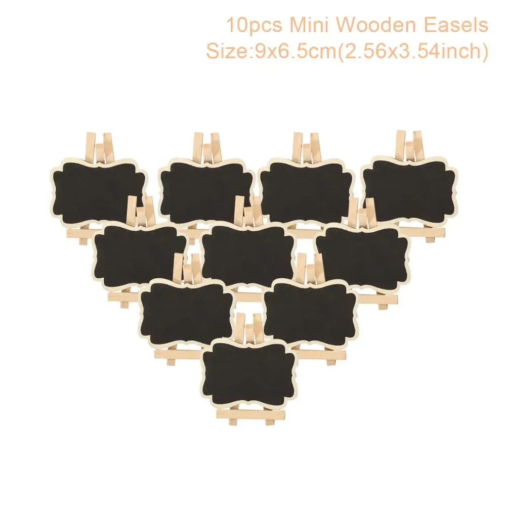 10pcs 9x6.5cm easel QIFU ко дню рождения для взрослых украшения для свадебных мероприятий команды, с надписью "Bride To Be" Декор курица вечерние свадебные душ девичник вечерние украшения - Цвет: 10pcs 9x6.5cm easel