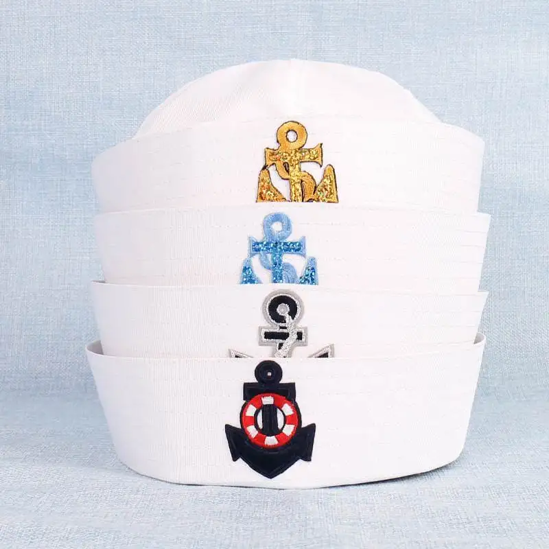 Sailor Cap Military Hats Navy Marine Caps Anchor Army Hats For Women Men Child Fancy Cosplay Hat Accessories