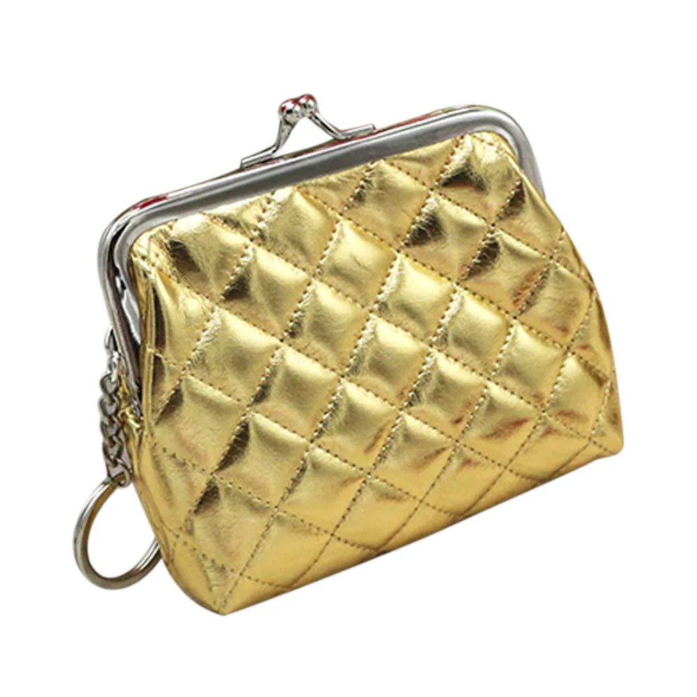 Женский кожаный кошелек Lingge для монет, высокое качество, мини-кошелек на застежке, квадратный клатч, кошелек, держатель для ключей, сумка для хранения, маленькая сумка для мелочи# YL5