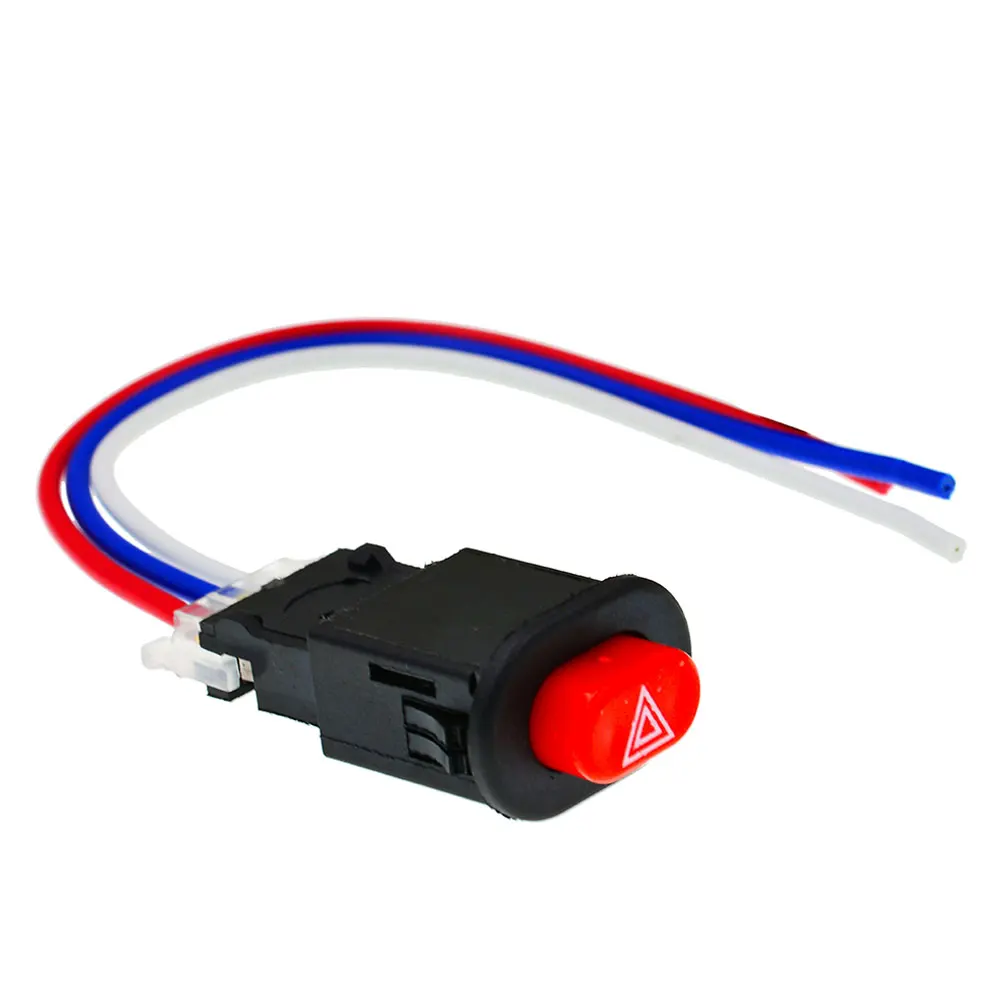 Double avertissement Signal d'urgence XIAN Commutateur de feux de détresse pour moto Clignotant Avec 3 fils de verrouillage Double avertissement Signal d'urgence XIAN Commutateur de feux de détresse pour moto Clignotant Avec 3 fils de verrouillage