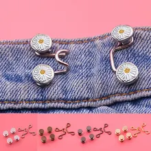 Diy Onzichtbare Aanpassen Knop Metal Jeans Taille Verwijderbare Gesp Geen Nagels Taille Knop Afneembare Knop Taille Aanpassing Knop