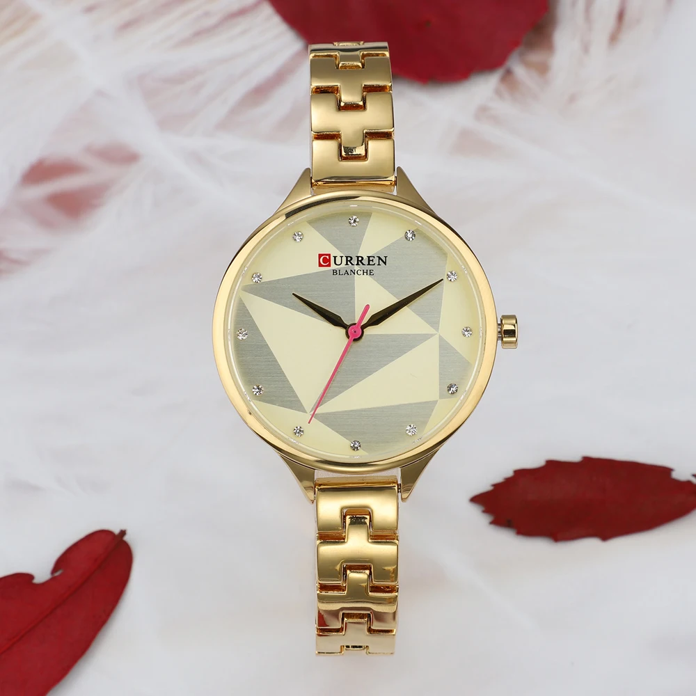 CURREN Gold Watch Women Watches Ladies Creative Steel Women's Bracelet Watches Female Clock Relogio Feminino Montre Femme 2019 drop shipping (16)