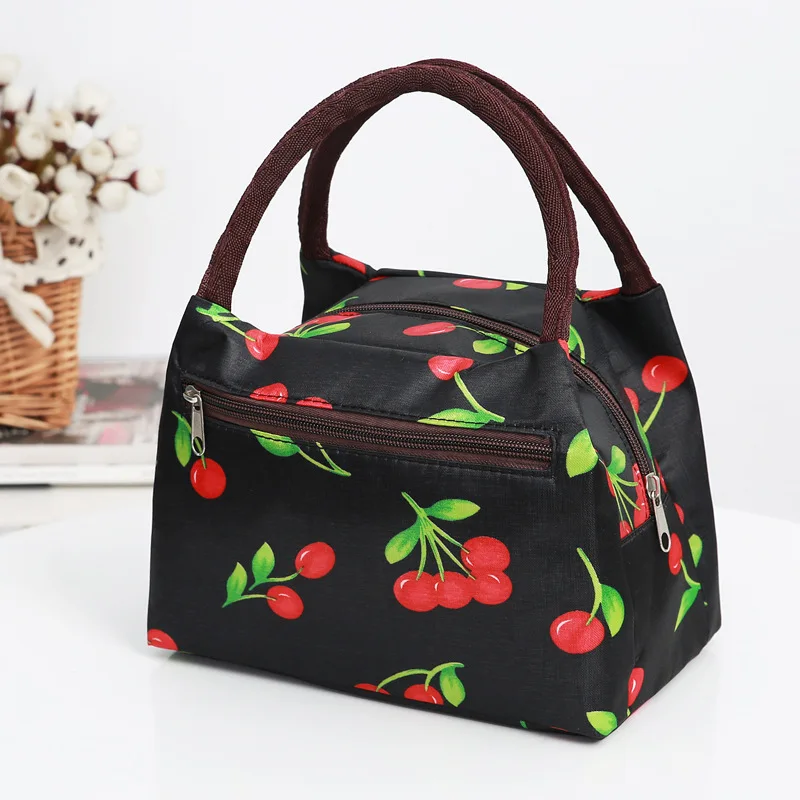 Zipper cherry Женская сумка для отдыха, сумка для хранения, модная сумка на молнии, сумка для обеда, водонепроницаемая сумка - Цвет: Zipper cherry