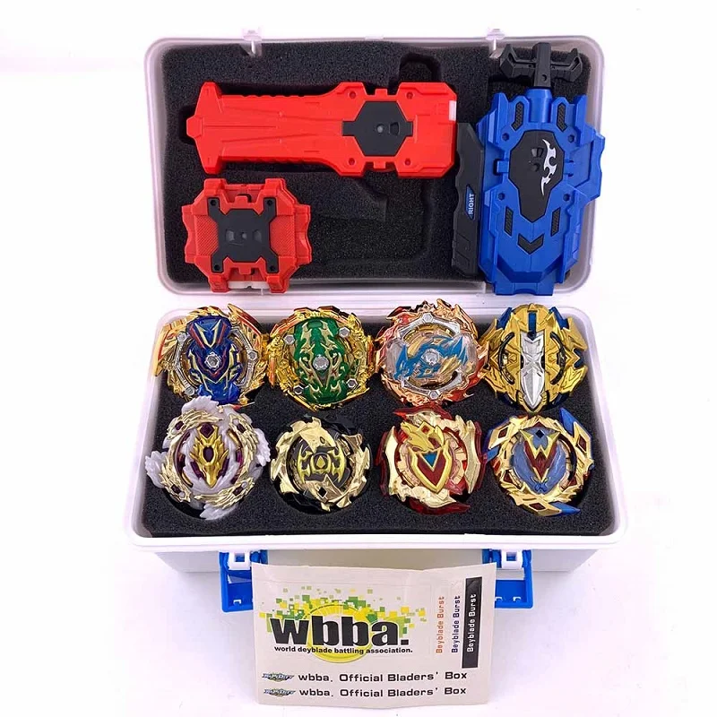 Топы Beyblade Burst GT bey Blade игрушка из металла Funsion Bayblade набор коробка для хранения с пусковой пластиковой коробкой игрушки для детей - Цвет: SNH-HJ-11