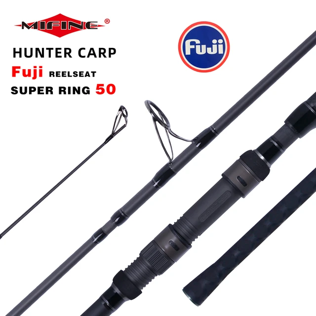 Mifine Hunter Carp Fishing Rod T800 Carbon Fiber Fuji Spinning Pesca 3.75lb  Power 40-160g 3.96m Hard Pole Surf - Fishing Rods - AliExpress