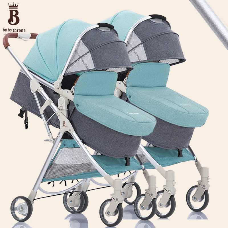 Коляска Bugaboo Donkey buggy, брендовая, с высоким видением, двойная коляска, легко складывается и может лежать, высокое качество, рама из сплава, Ландшафтная коляска - Цвет: Chocolate