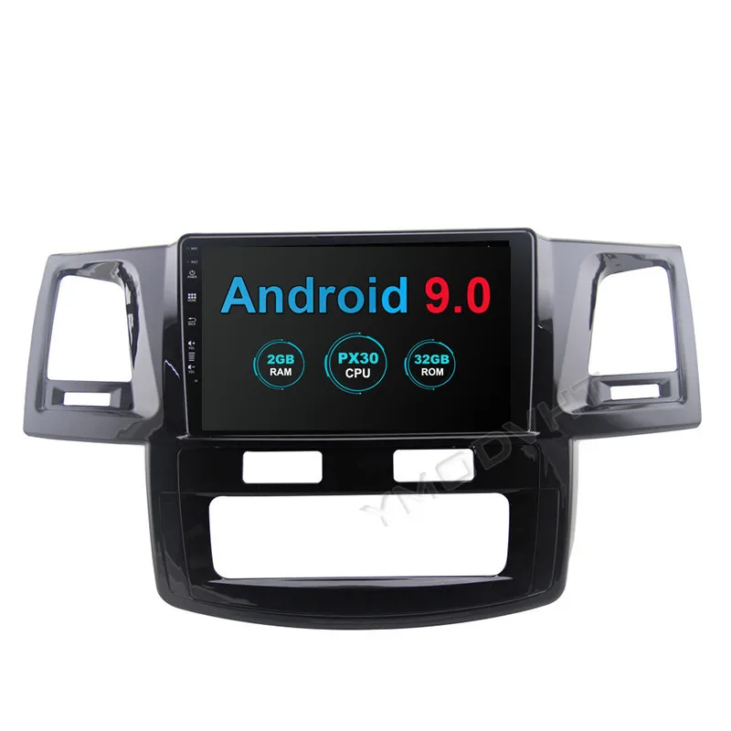 Автомобильный DVD радиоприемник ymodbht 9 дюймов 4 Гб + 64 ГБ Android 0 для Toyota Fortuner 2007 2012 2013