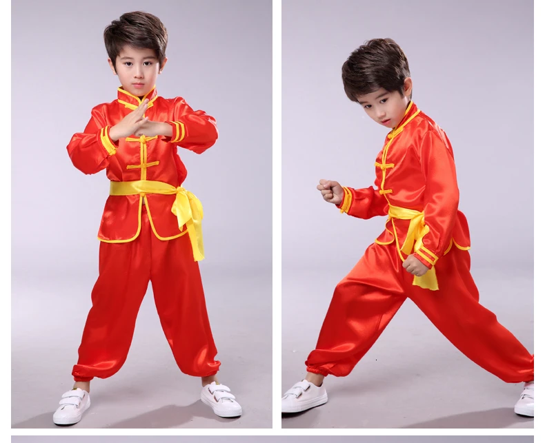 Wushu/детские костюмы, платья, короткая военная форма Tai Chi, детская шелковая одежда Wushu, Тан, одежда для людей
