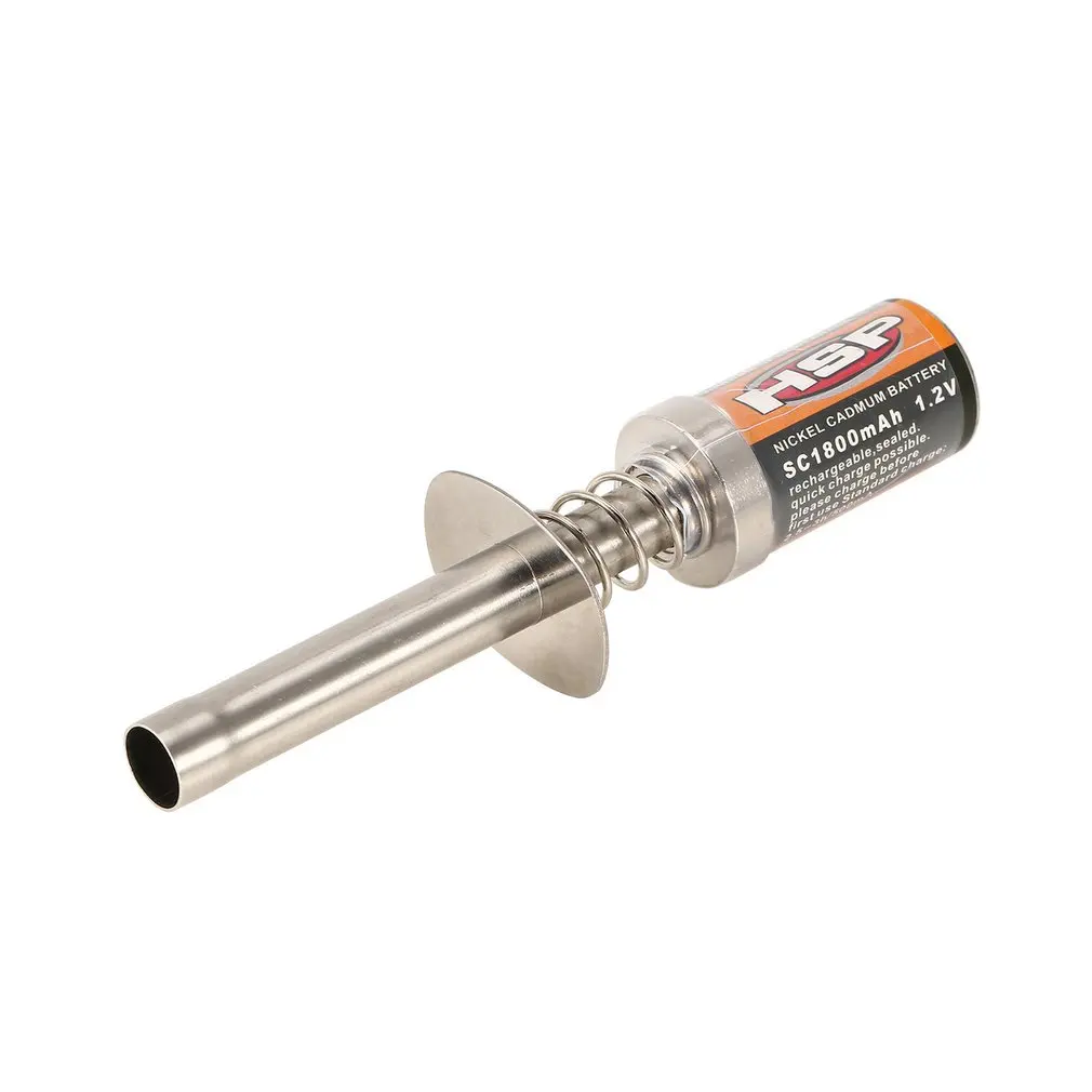 Для перезаряжаемой батареи 1,2 V 1800mAh Ni-Cd запальная свеча накаливания для RC 1/8 1/10 Запчасти для машины запчасти для двигателей Инструменты Запчасти для обновления