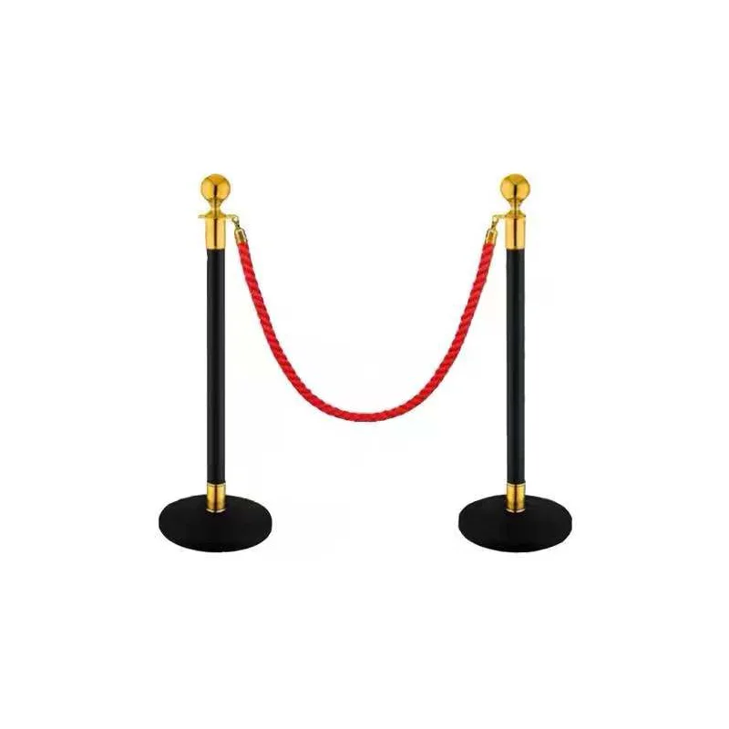 1.5m Long Flannel Sling Twisted Lining Barrier Rope For Welcoming Queuing Columns Pole Fences Stands