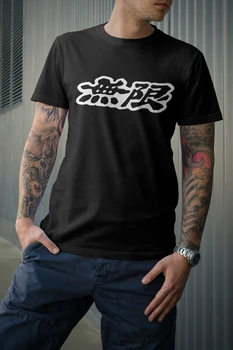 

Men Fashion Cotton T Shirts Mugen Acura Casual Short Sleeve Tops Black