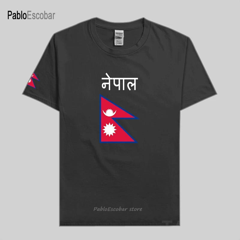 Непальская NPL Мужская футболка Джерси национальной команды 100% хлопок одежда