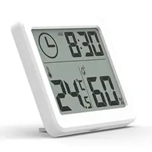 Многофункциональный термометр гигрометр автоматический электронный контроль температуры и влажности Часы 3,2 дюймовый большой ЖК-экран