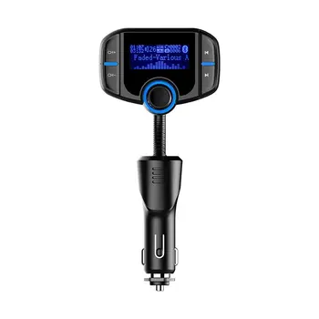 

Car FM Transmitter with 1.7 Inch Display Upgraded BT70 Bluetooth Transmitter Quick Charge3.0 Wireless FM Modulator