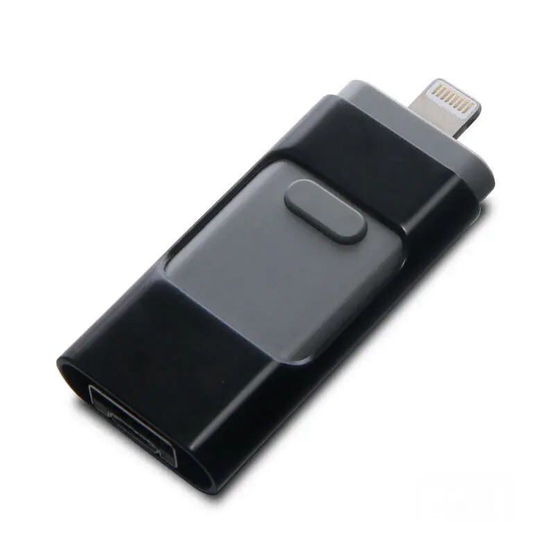 Otg USB флеш-накопитель 3 в 1 для iPhone 11X8 7 6 5 5S ipad Usb флеш-накопитель 3,0 HD карта памяти 16 ГБ 32 ГБ 64 Гб 128 ГБ 256 ГБ