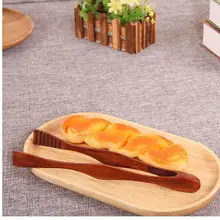 Кухонные принадлежности для барбекю деревянные щипцы бекон кунгфу чай деревянный чай Пинцет салат сахар бамбук чайное приспособление чай клип еда тосты щипцы@ 25