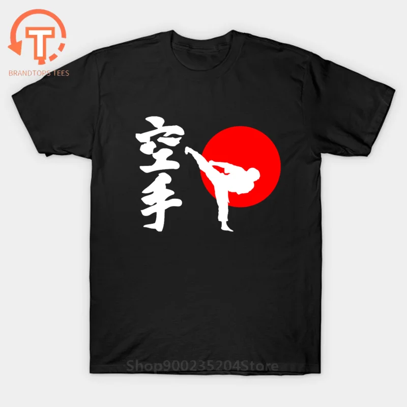 Японские футболки Shotokan Kyokushinkai Kan Kyokushin Karate мужские повседневные хлопковые топы с