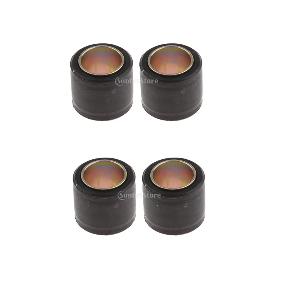 4-Piece Motorcycle Shock Absorber Suspension Bushing Rubber Bushes for Updated Parts