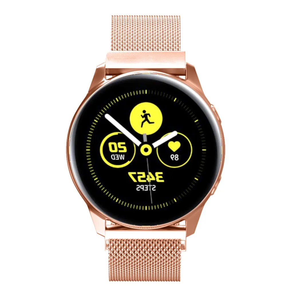 Магнитный браслет сменный ремешок для samsung Galaxy Watch Active 2 40 мм 44 мм магнитная пряжка Смарт-часы ремешок Y20