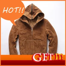 Новое осенне-зимнее пальто из натуральной кожи, Мужская Высококачественная мягкая воловья кожа с капюшоном, бейсбольная ветрозащитная куртка, водонепроницаемая куртка