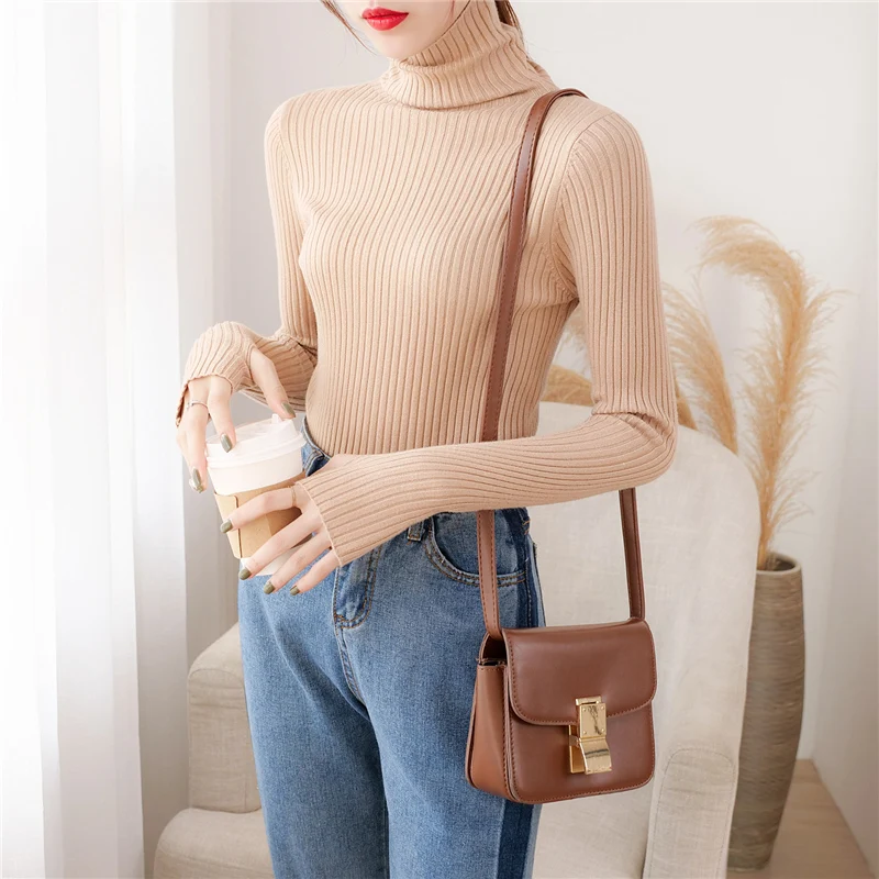 4662 real photo solid high collar elastic bottoming shirt 32H zone 7 left]