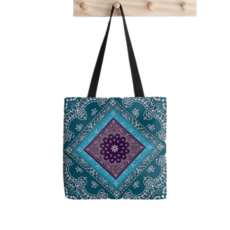 Shopper Day of the Dead Catrina Printed Tote Bag women Harajuku shopper Funny handbag girl Shoulder shopping  Lady Canvas Bag
