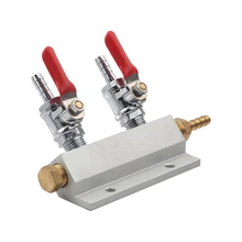 1 шт. пиво сплиттер дистрибьютор газовый коллектор интегрированный кран резьба клапан варить