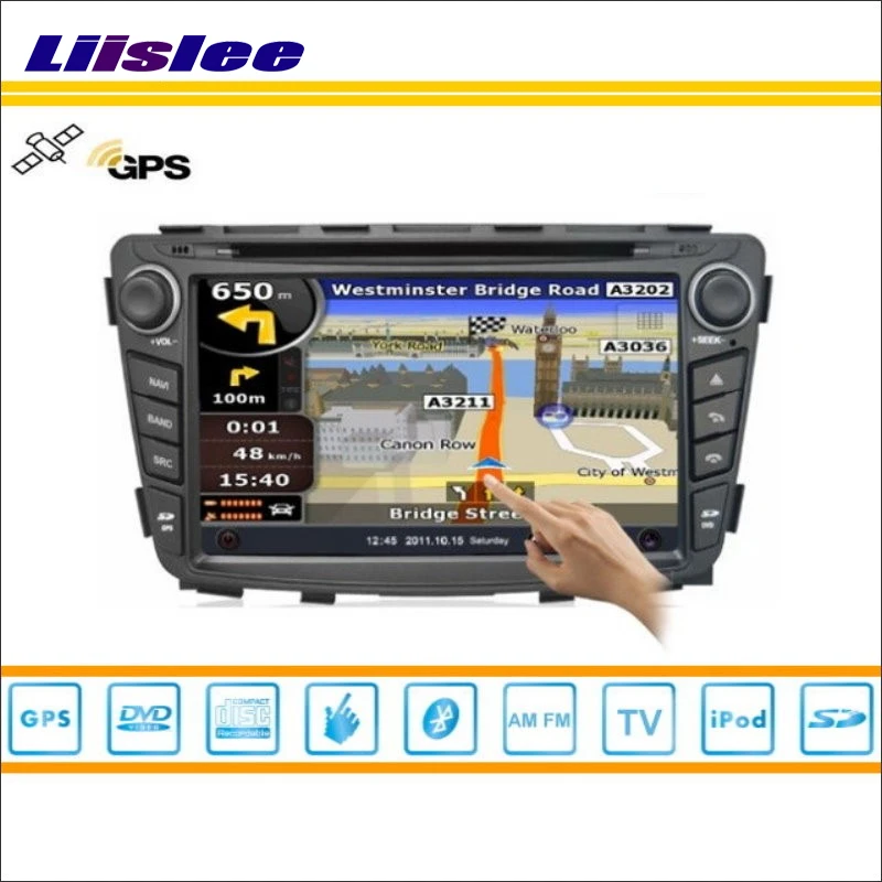 For Hyundai Verna 2011~2013 Car Radio Audio Video Stereo CD DVD Player GPS Map Nav Navi Navigation Multimedia System | Автомобили и