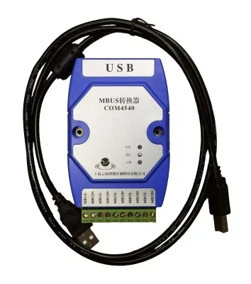 MBUS к USB Главный модуль, предназначенный для отладки оборудования MBUS, не требуется источник питания - Цвет: Золотой