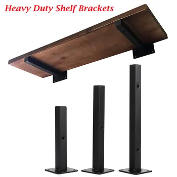 

Metal Heavy Duty Shelf Brackets Wall Mount Shelf Bench Board Table Shelf Storage Racks Storage Holders Racks Home Decor Durable