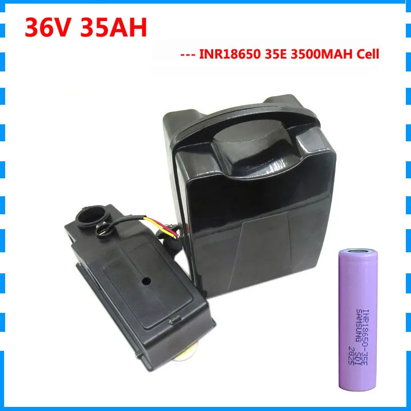 Литий ионный аккумулятор 1000 Вт 36 в 35 Ач 40 для samsung 35E 18650 cell 30A BMS с зарядным