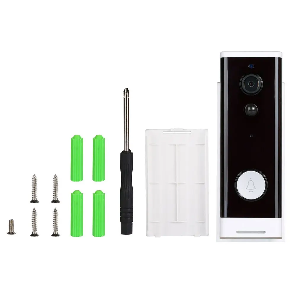 

Smart WiFi Video Doorbell Camera Visual Intercom With Chime Night vision IP Door Bell Wireless Home Security Camera